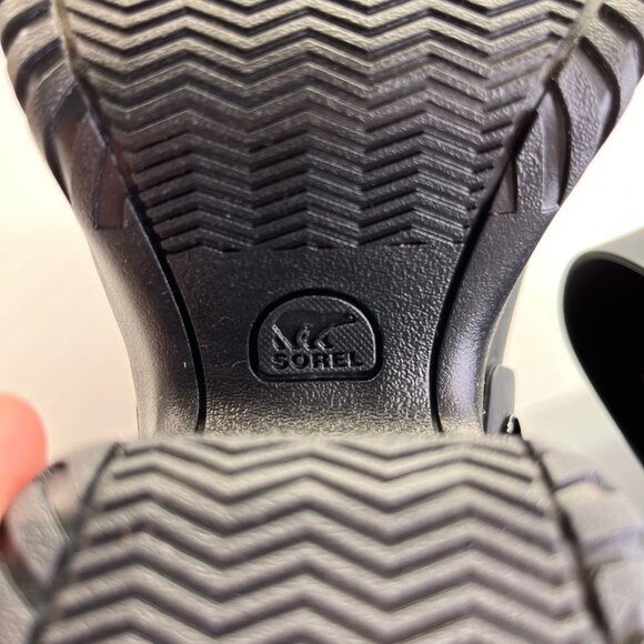 Sorel Ona Streetworks Black Clog Heel Size 11 Slip-On Rubber Comfort Shoe - Picture 16 of 16